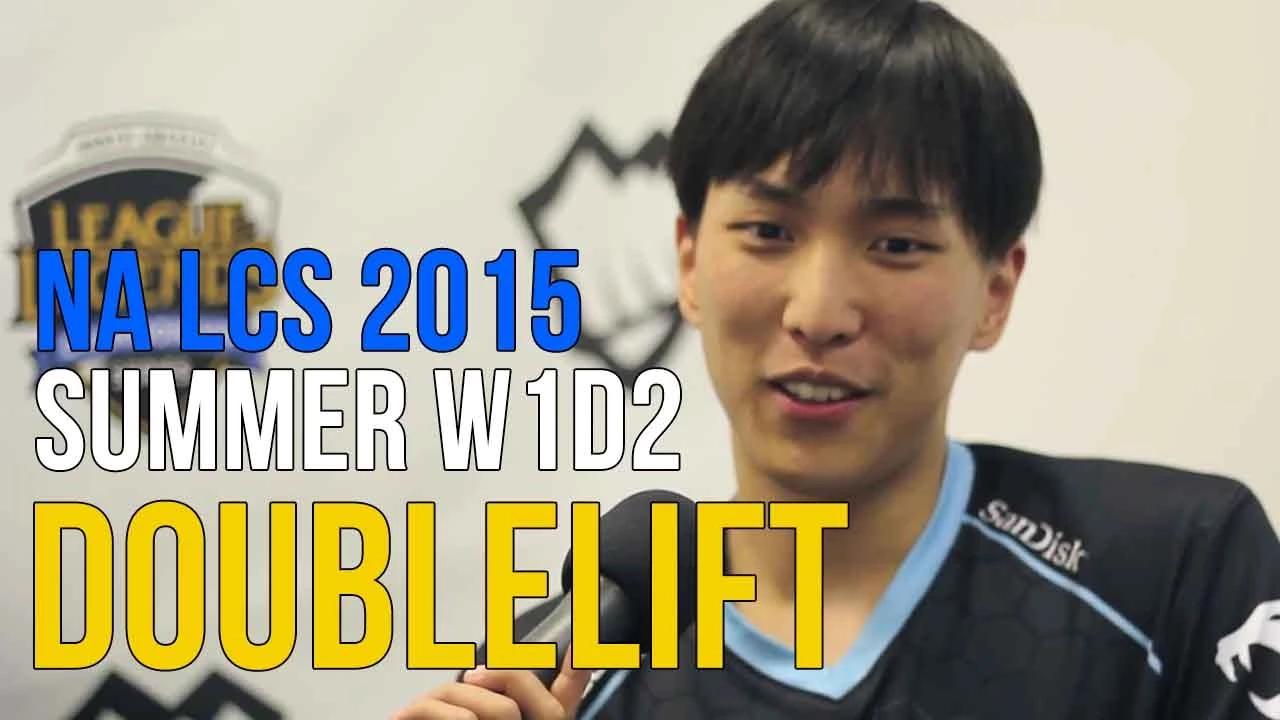 NA LCS 2015: Doublelift - "Going 2-0 is nice but it doesn't get to our heads..." thumbnail