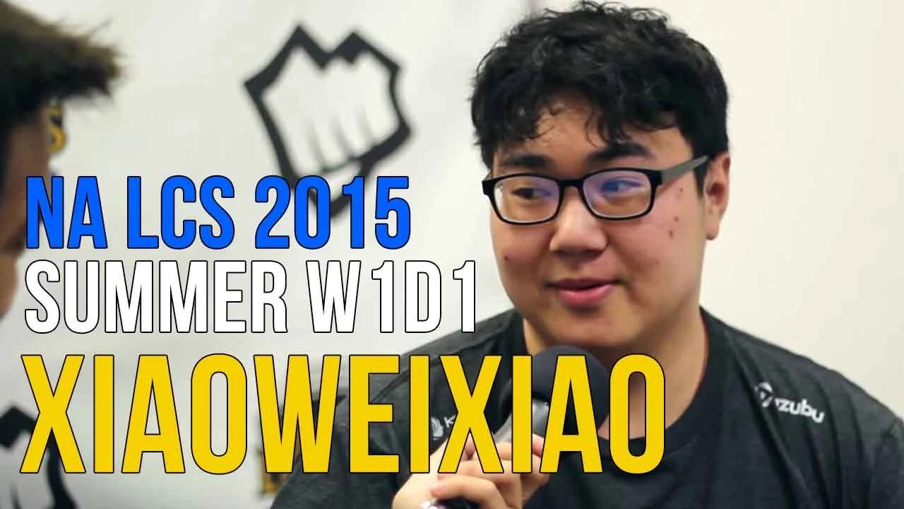 NA LCS 2015: XiaoWeiXiao - "We watched OGN; they played Yasuo against Gnar." thumbnail