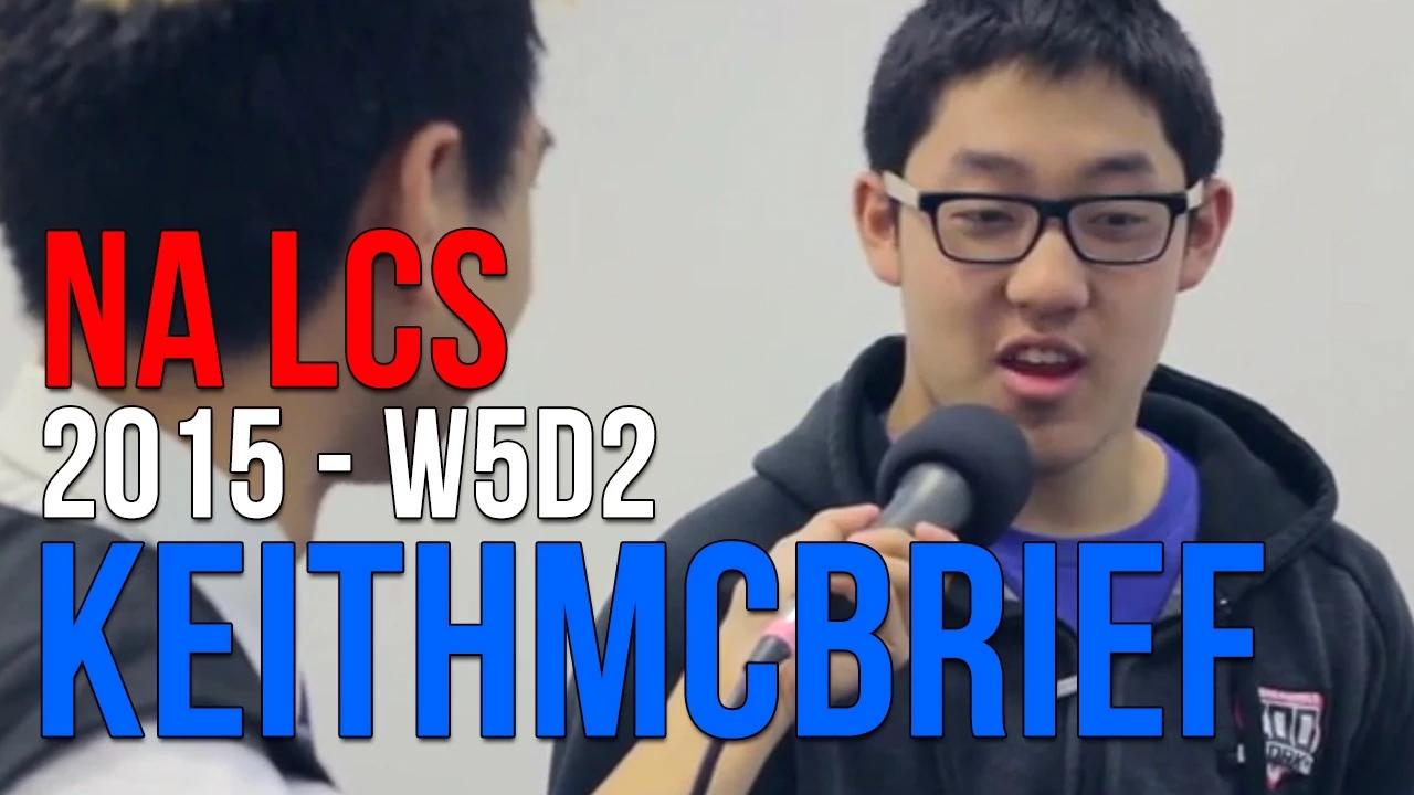 NA LCS 2015: KEITHMCBRIEF "There was some doubt...that we could lose" thumbnail