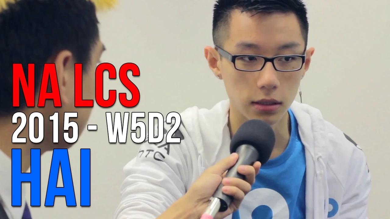 NA LCS 2015: Hai "I want us to keep improving and getting better" thumbnail