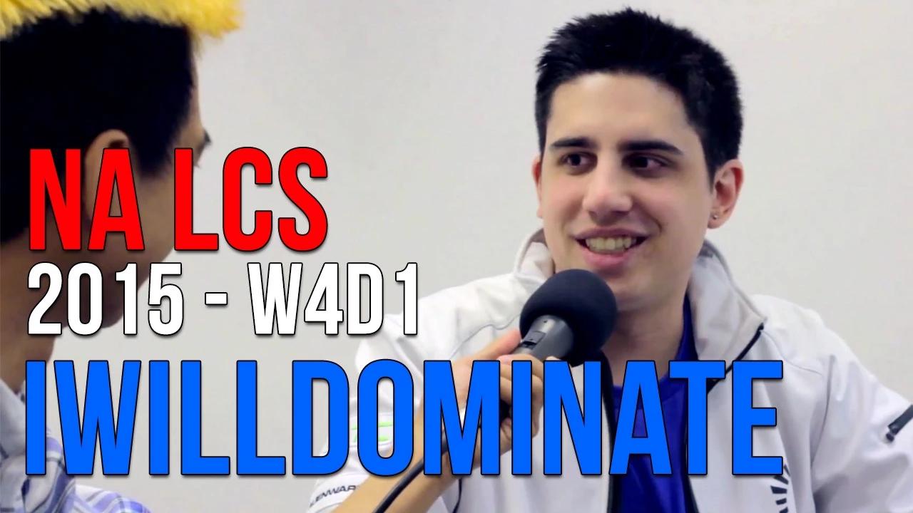 NA LCS 2015: IWillDominate "We're normally a team that builds as the season goes on." thumbnail