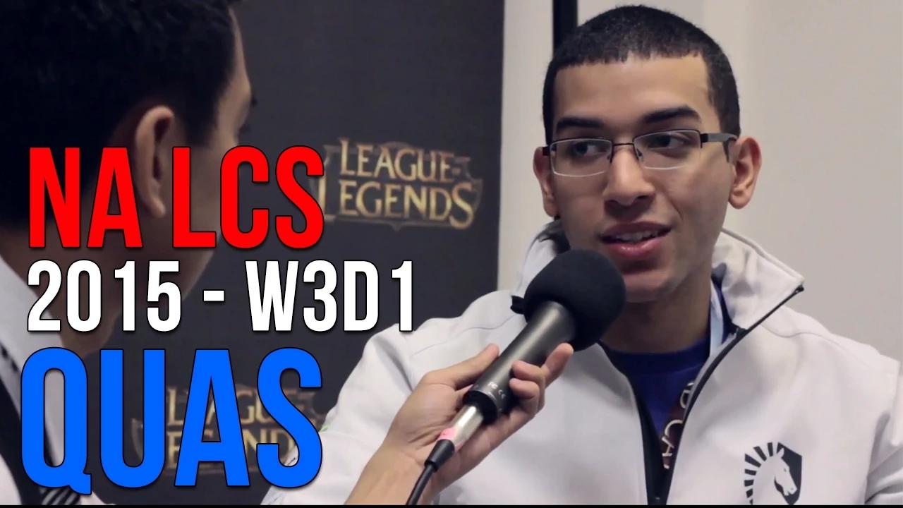 NA LCS 2015: Quas "I really like the meta right now...you can play anything top lane." thumbnail