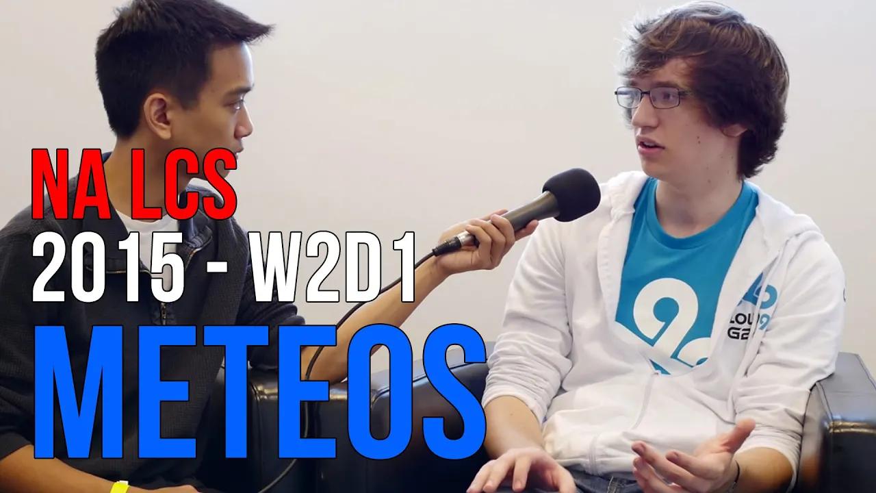 NA LCS 2015: Meteos "When you're winning a lot it's really easy to get lazy..." thumbnail