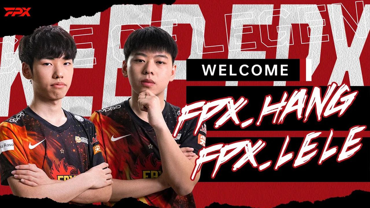 FPX Hang & FPX Lele正式连接，欢迎两位新伙伴！- FPX.Hang & FPX.Lele are connected, welcome new partners! thumbnail