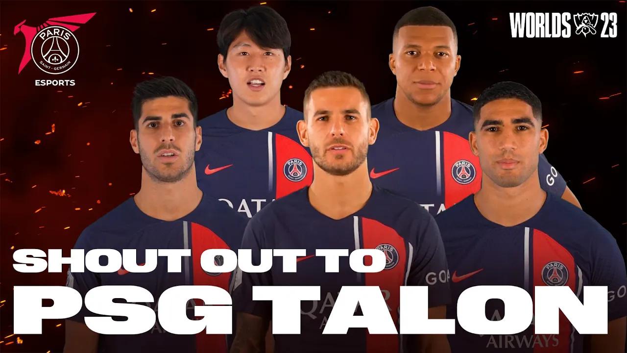 來自PSG選手的喊話 ｜Shout out to PSG TALON  ｜ ’23 Worlds thumbnail