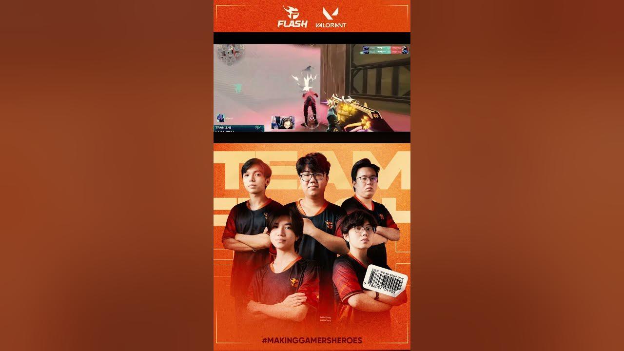 Team Intro Team Flash Valorant #shorts thumbnail