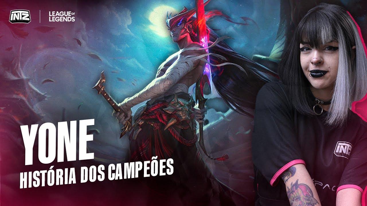 A HISTÓRIA DOS CAMPEÕES DO LOL - YONE (Com @AgnesMelo) thumbnail