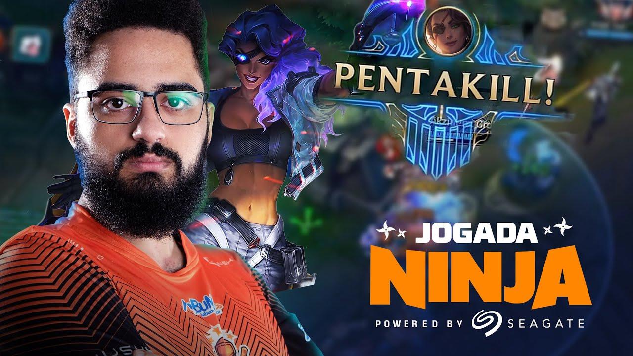 Disave dando Pentakill de Samira! Jogada Ninja by Seagate thumbnail