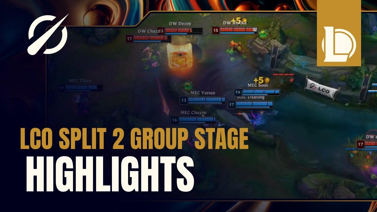 Playoffs Bound! | LCO Split 2 Group Stage Highlights thumbnail