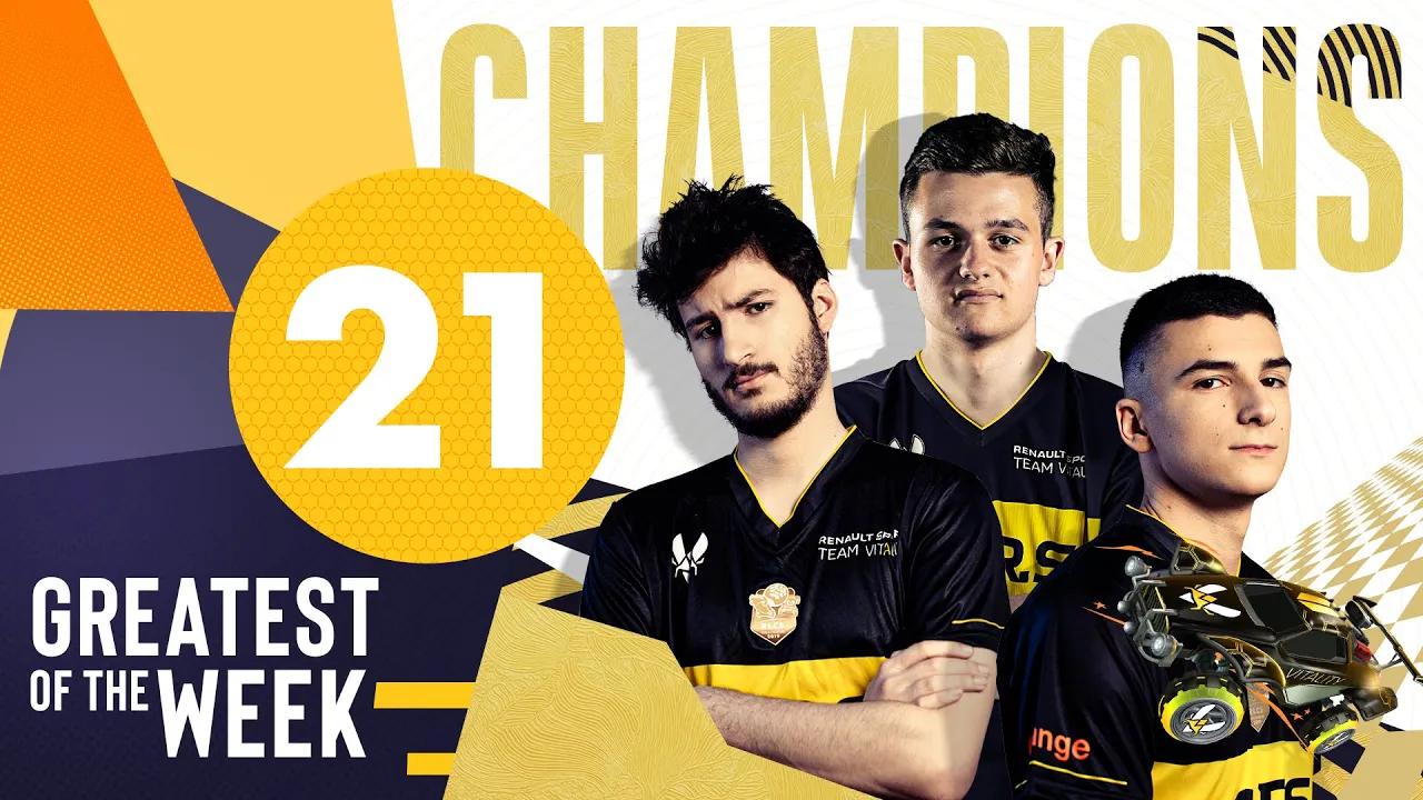 Encore Champions sur Rocket League 😏 (GOTW by Rush Esport #21) thumbnail