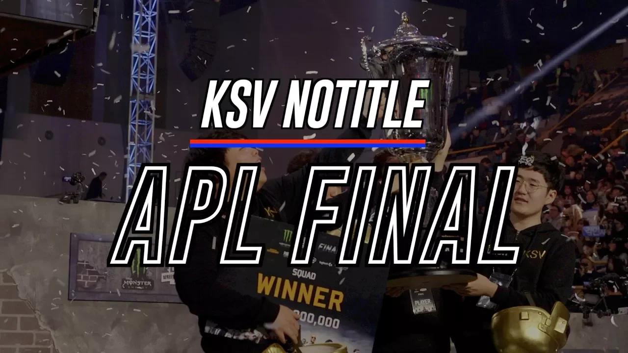 APL FINAL: CHAMPION NTT [KSV NTT] thumbnail