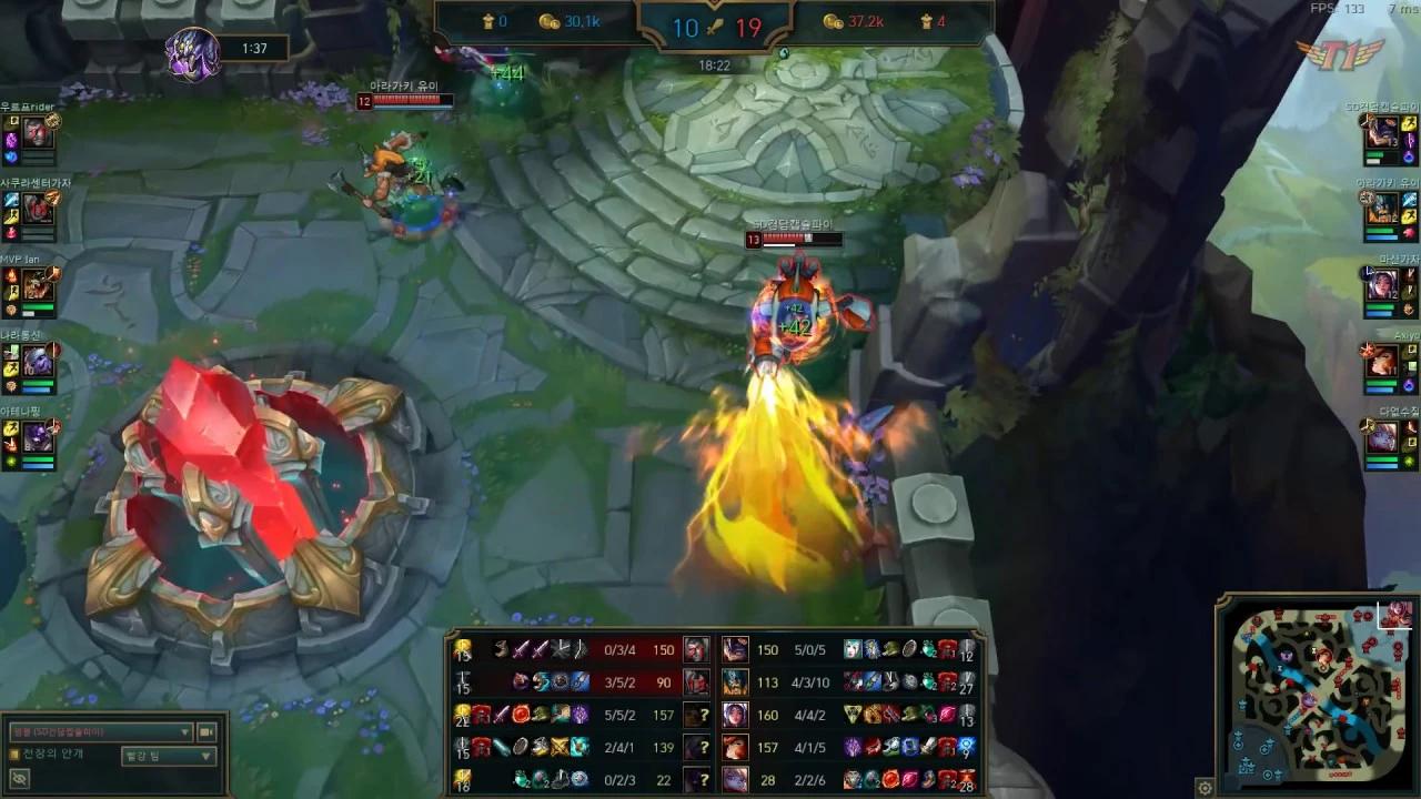 진다는 것..? 궁금하긴 하네요 (웃음) 운타라의 럼블 플레이! [Untara's Full] thumbnail