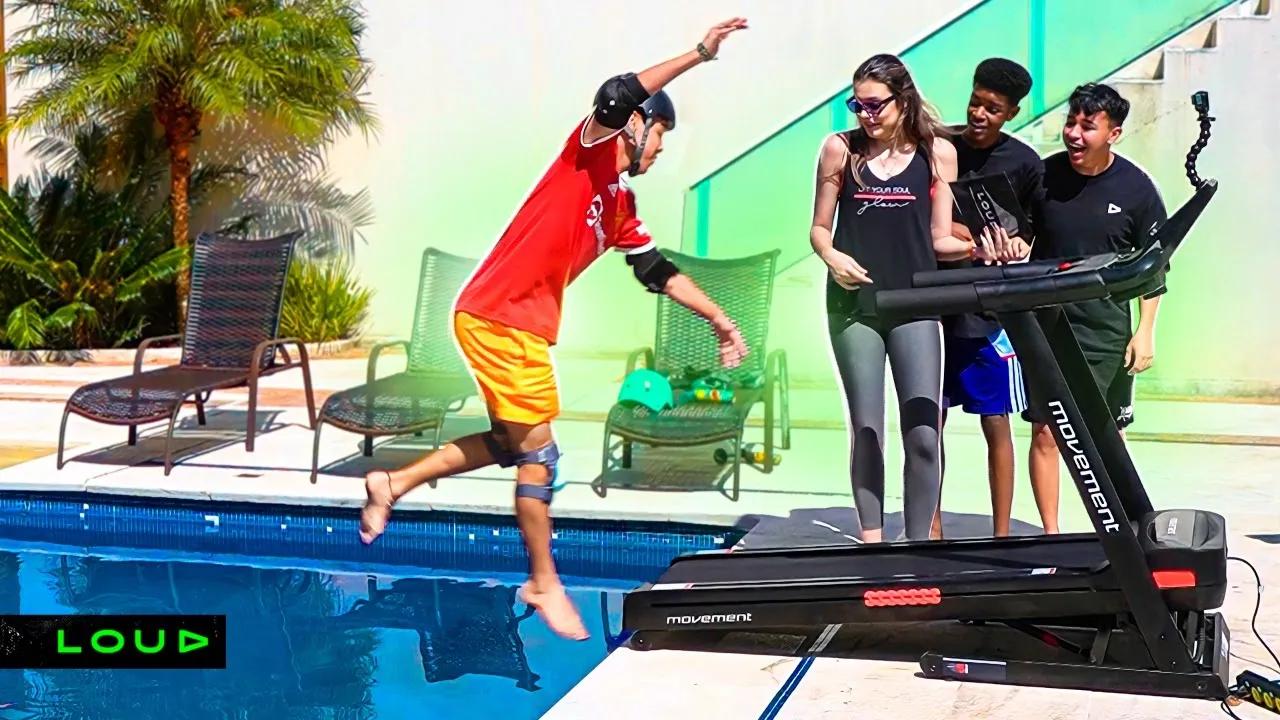 DEU RUIM!! DESAFIO DA ESTEIRA NA LOUD!! thumbnail