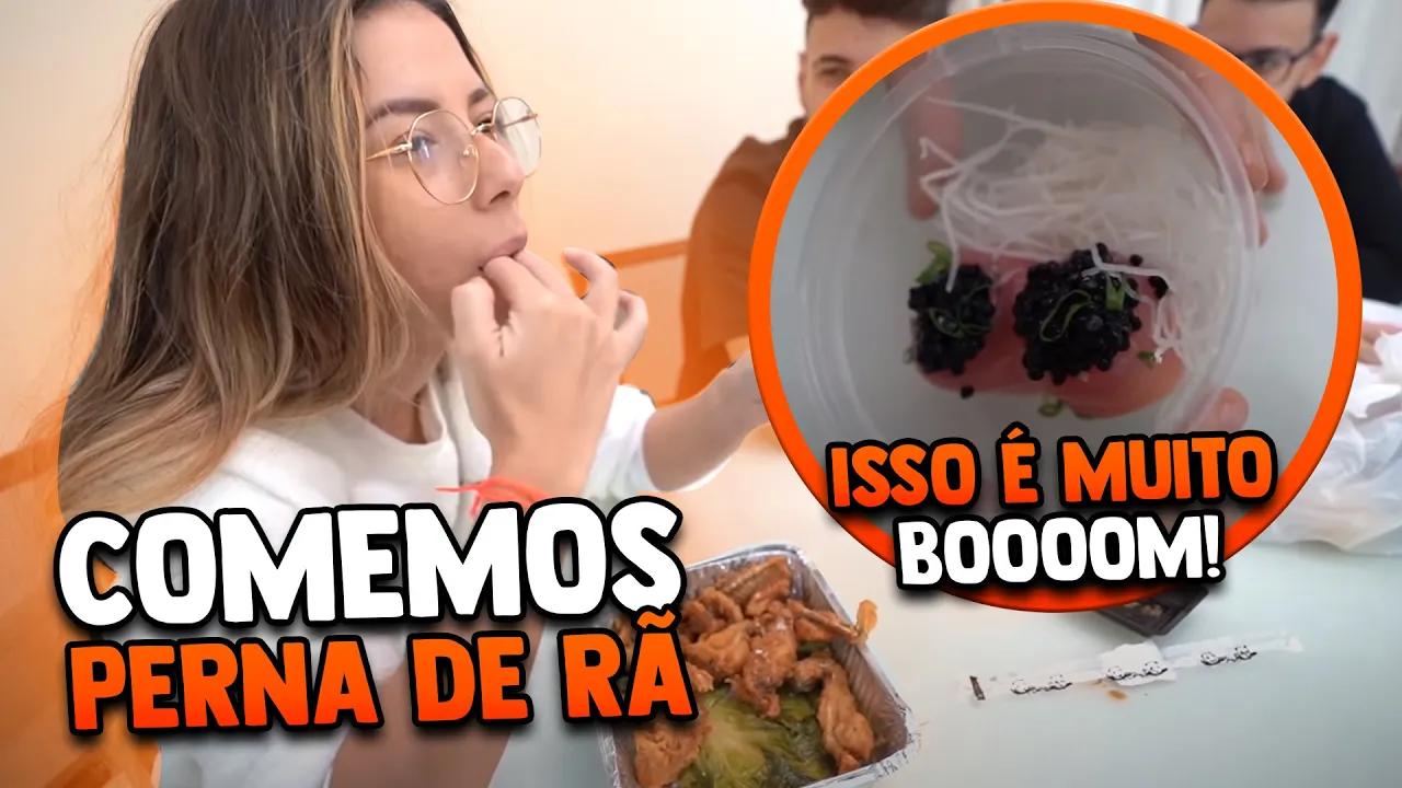 PEDIMOS AS COMIDAS MAIS ESTRANHAS DE APLICATIVO - LOS GRANDES FREE FIRE thumbnail