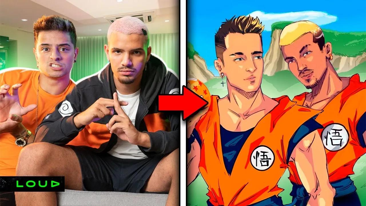 VIRAMOS PERSONAGENS DE ANIME NA LOUD!! thumbnail