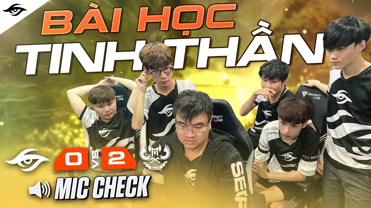 ĐÁNH MẤT TỰ TIN - MIC CHECK TS vs. GAM | VCS Mùa Hè 2022 | UNFOLD THE SECRET #13 thumbnail