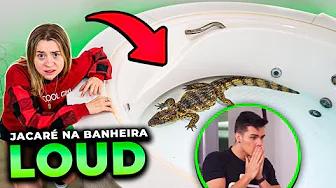 DEU RUIM?! ENCONTRAMOS UM JACARÉ NA BANHEIRA DA LOUD!! thumbnail