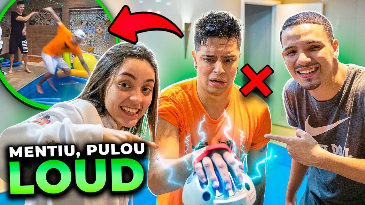 QUEM FOR PEGO NO DETECTOR DE MENTIRAS CAI NA PISCINA DA LOUD!!! thumbnail