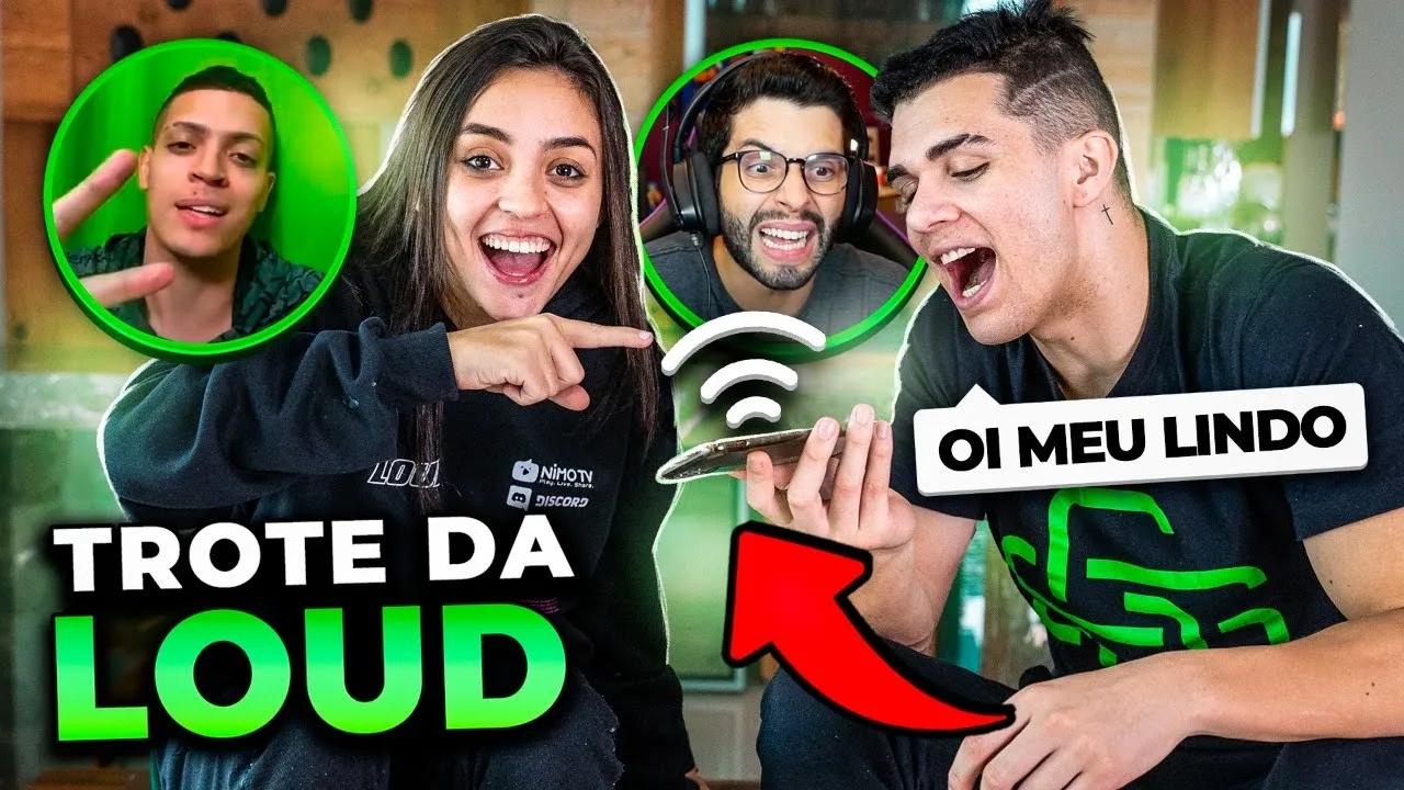 PASSAMOS TROTE PARA YOUTUBERS DE FREE FIRE NA LOUD!! thumbnail