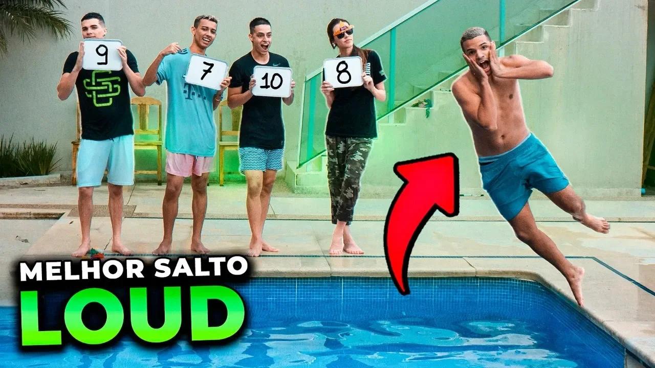 CAMPEONATO DOS SALTOS MAIS INUSITADOS NA PISCINA DA LOUD!! thumbnail