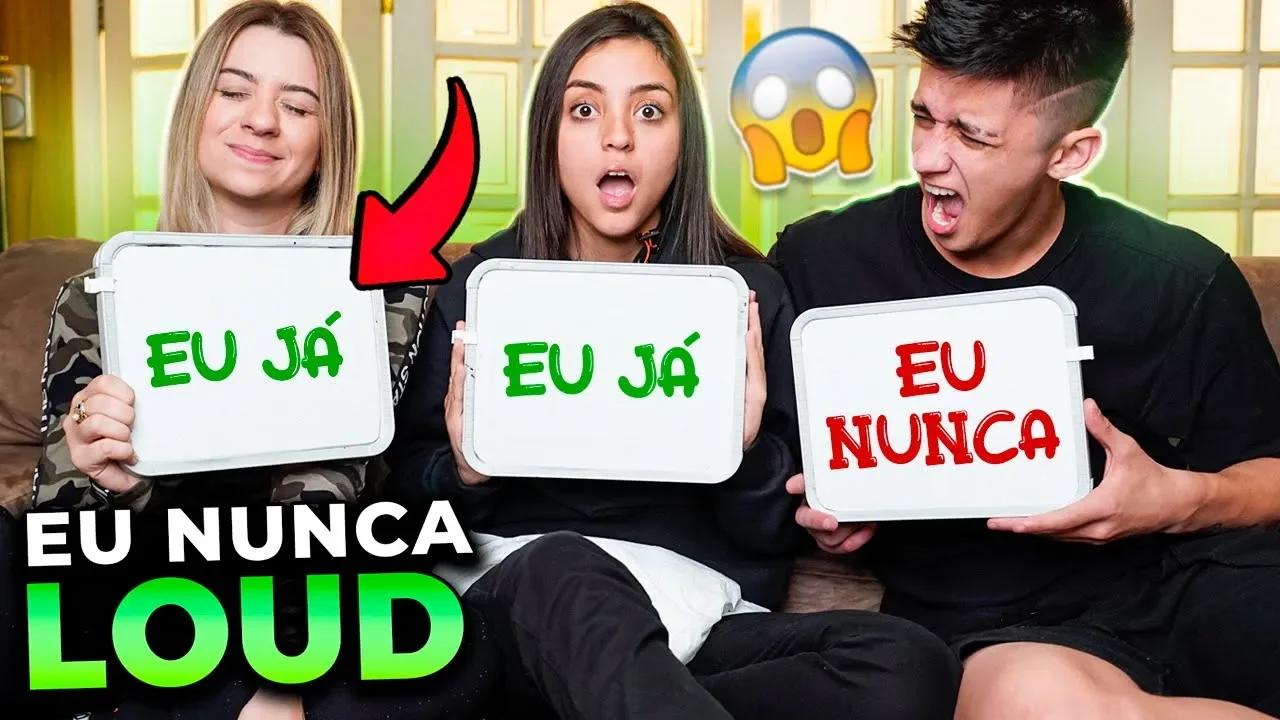 BEIJOU NA MANSÃO?! "EU NUNCA" POLÊMICO DA LOUD!! thumbnail