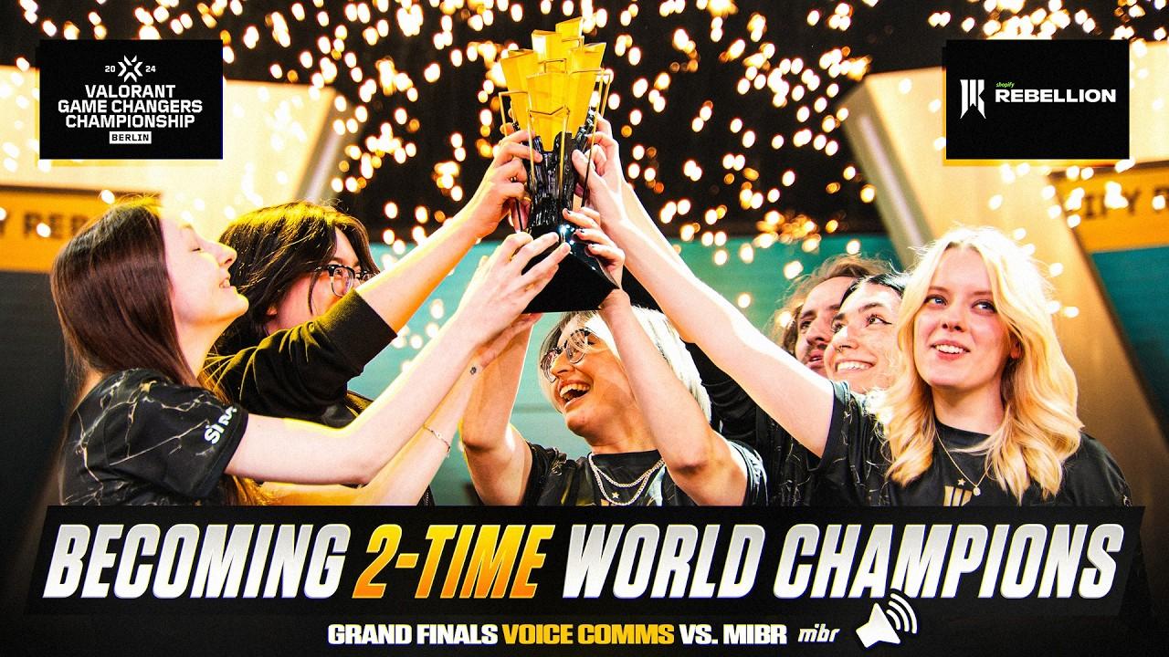 How it sounds to win the VCT Game Changers Championship, again | Shopify Rebellion vs MIBR thumbnail