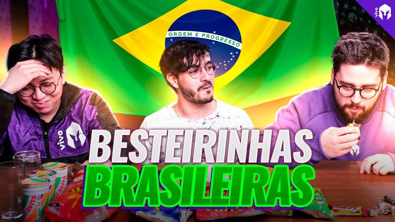GRINGOS EXPERIMENTANDO COMIDAS BRASILEIRAS thumbnail