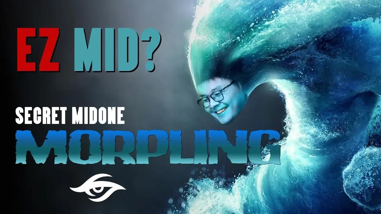 EZ MID? // Secret MidOne Morphling // Ranked Gameplay | Dota 2 thumbnail
