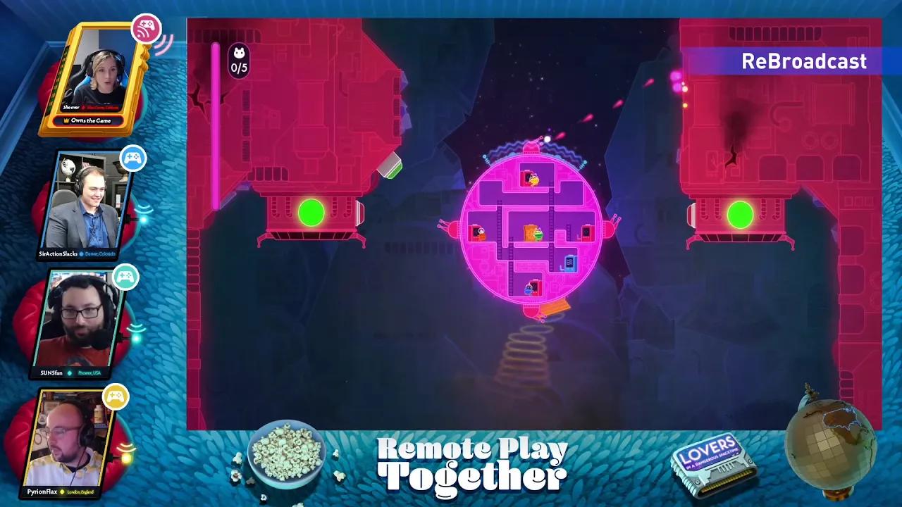 Steam Remote Play Together Event - Lovers in a Dangerous Spacetime (rebroadcast segment 06 of 10) thumbnail