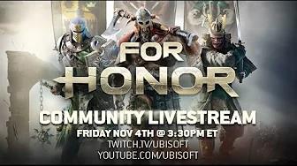 For Honor Community Livestream thumbnail