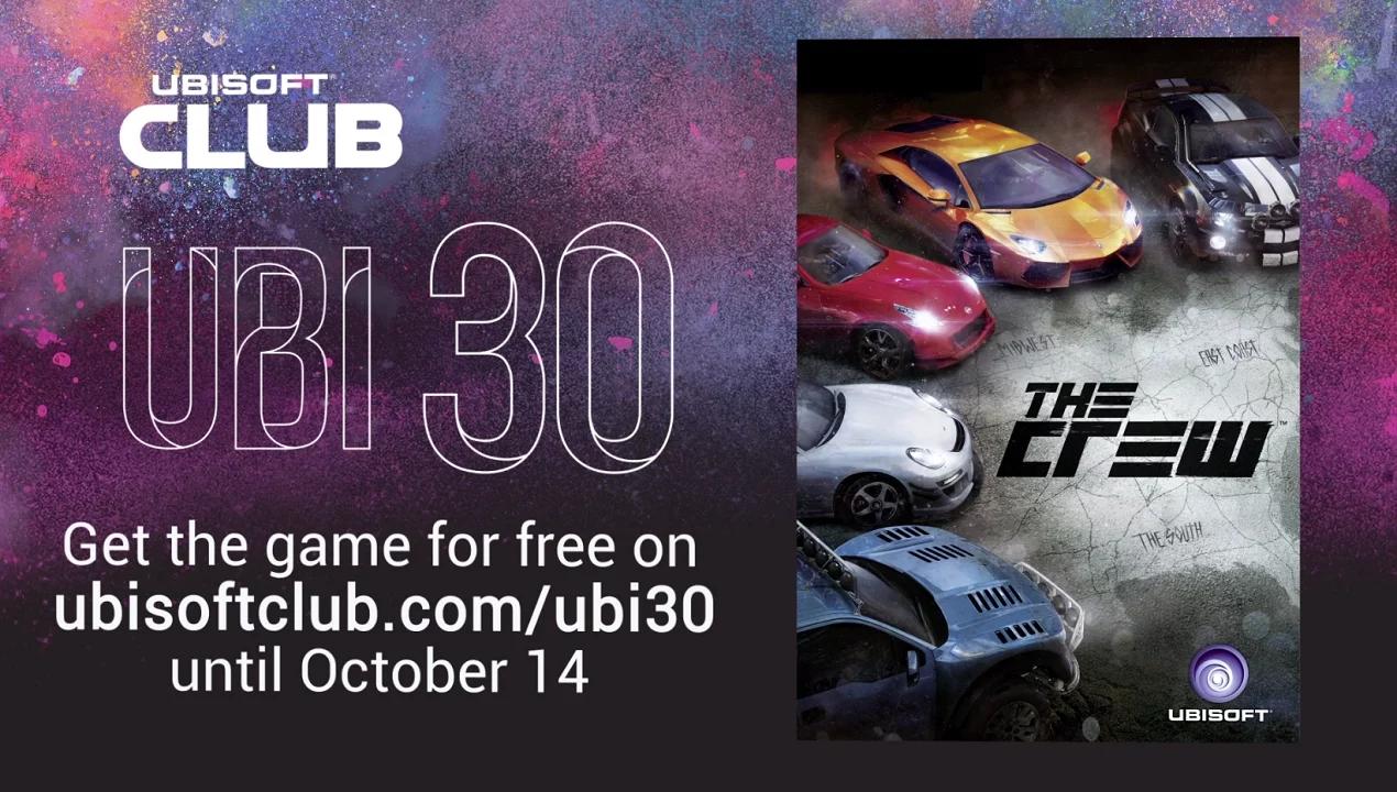 Ubi30 Giveaway - The Crew thumbnail