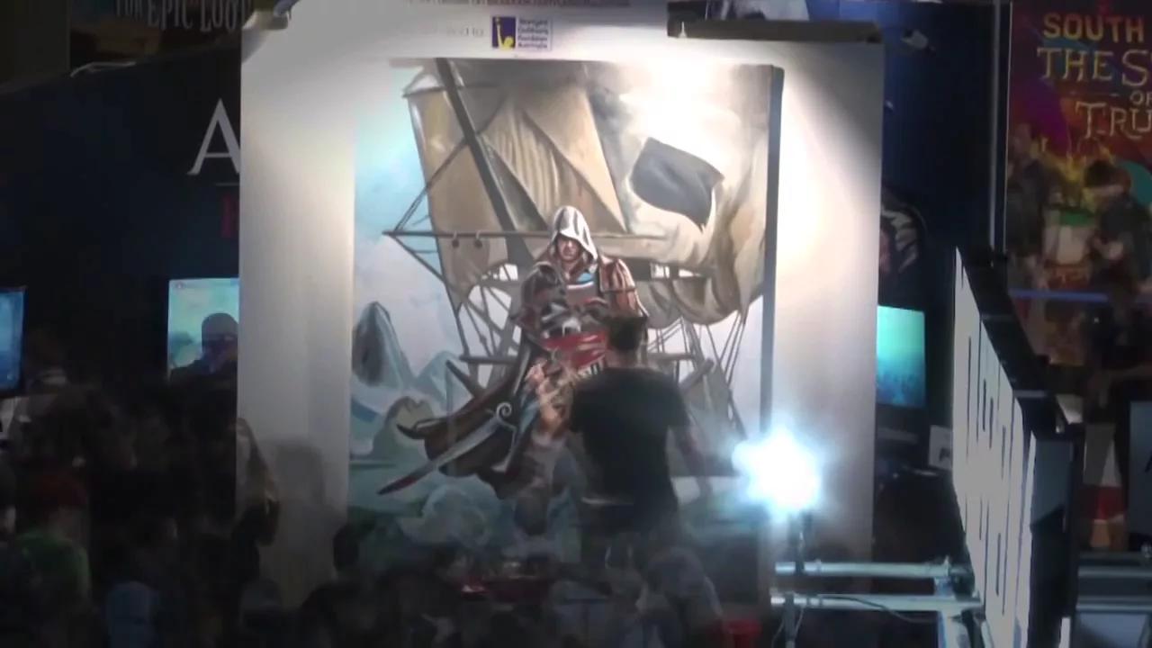 Assassin's Creed IV Black Flag | Starlight painting timelapse [ANZ] thumbnail