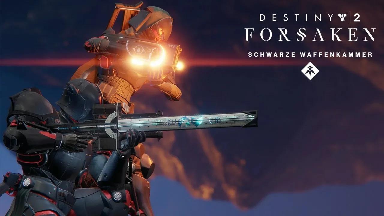 Destiny 2: Forsaken-Jahrespass - 'Waffen der Schwarzen Waffenkammer'-Trailer [DE] thumbnail