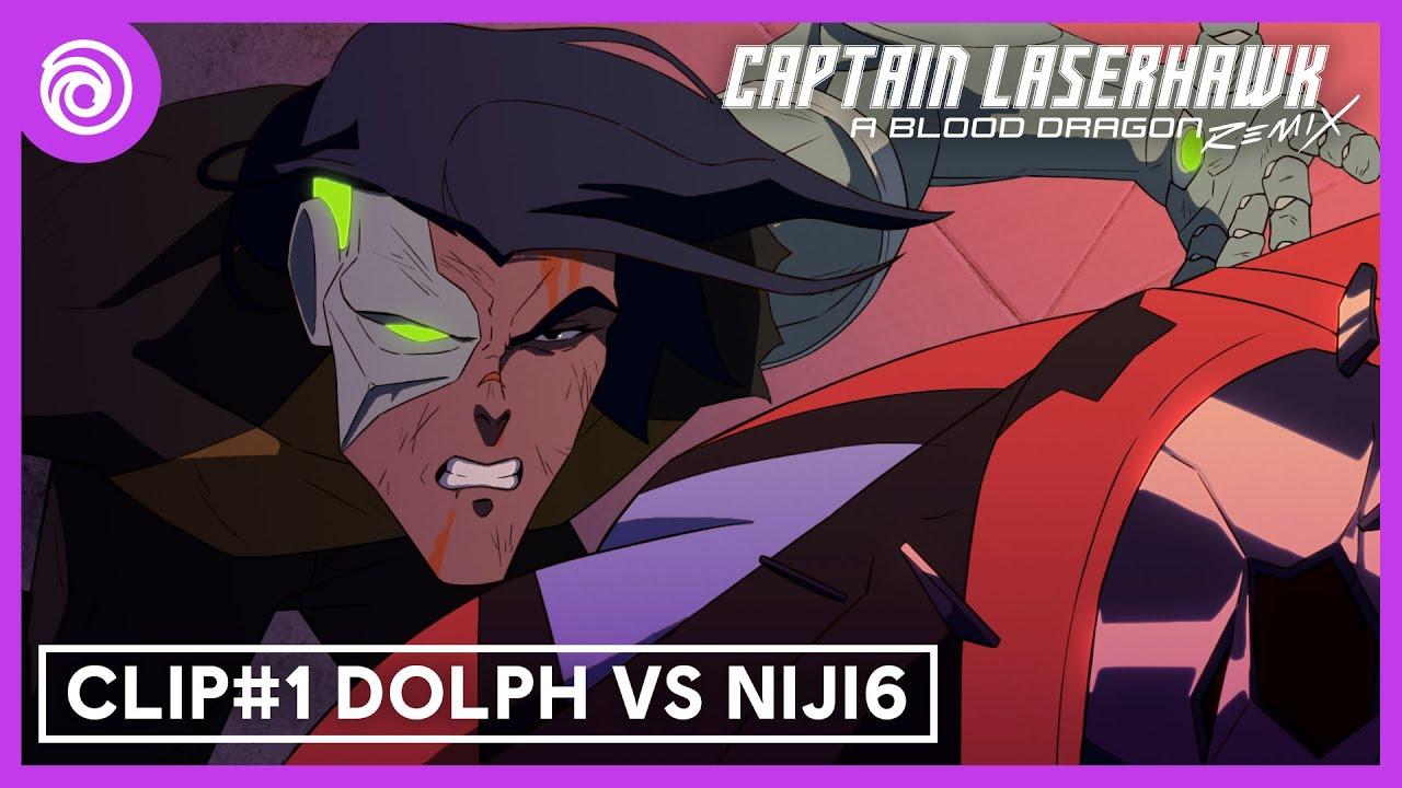 Captain Laserhawk: A Blood Dragon Remix | Dolph vs. Niji 6  | Official Clip |  Netflix thumbnail
