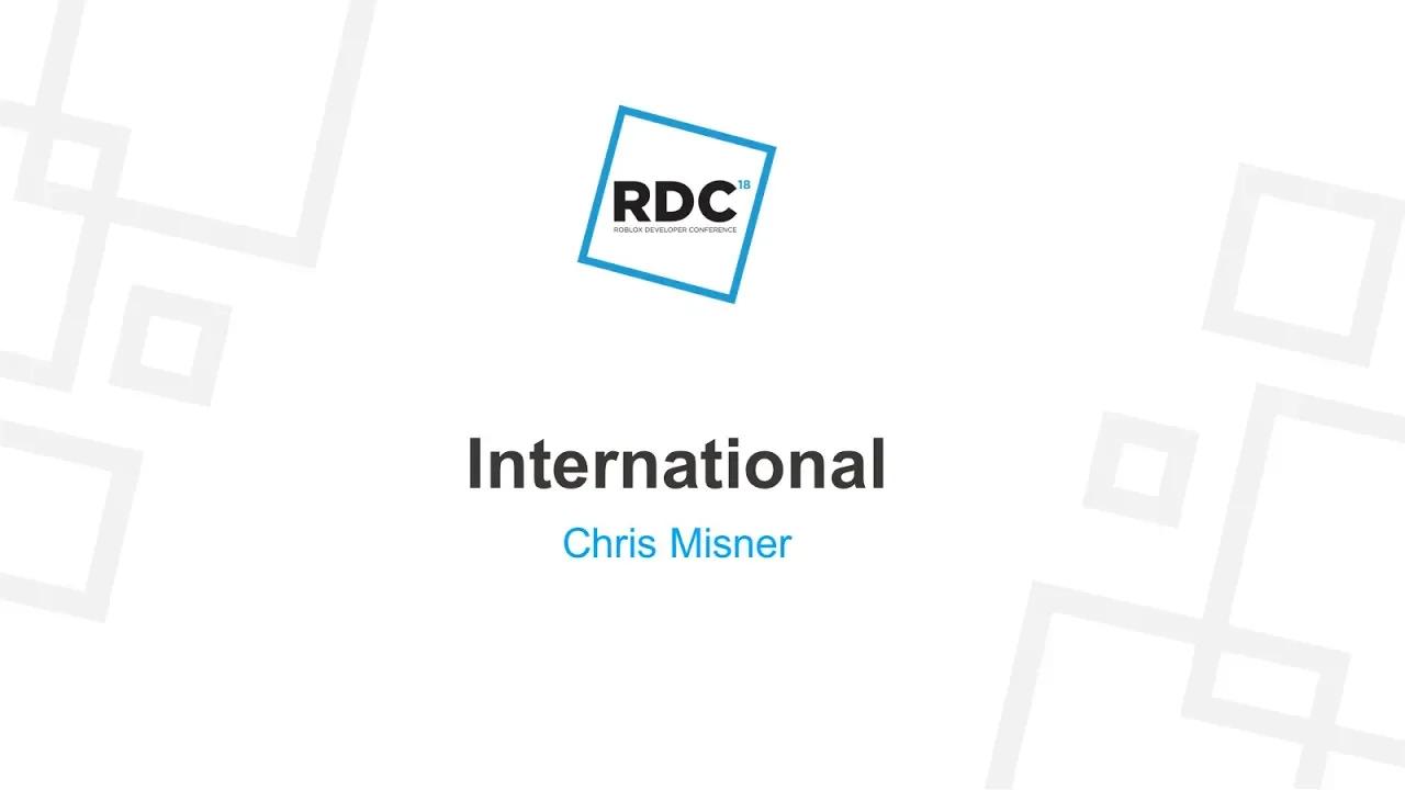 Roblox Developer Conference 2018 - Keynote: Chris Misner thumbnail
