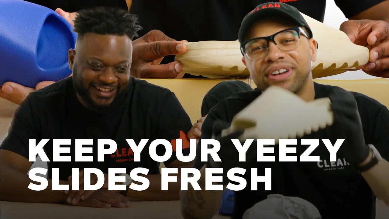 Clean Yeezy Slides Like a Pro: Expert Tips from Clean Sneaker Care | StockX 101 thumbnail