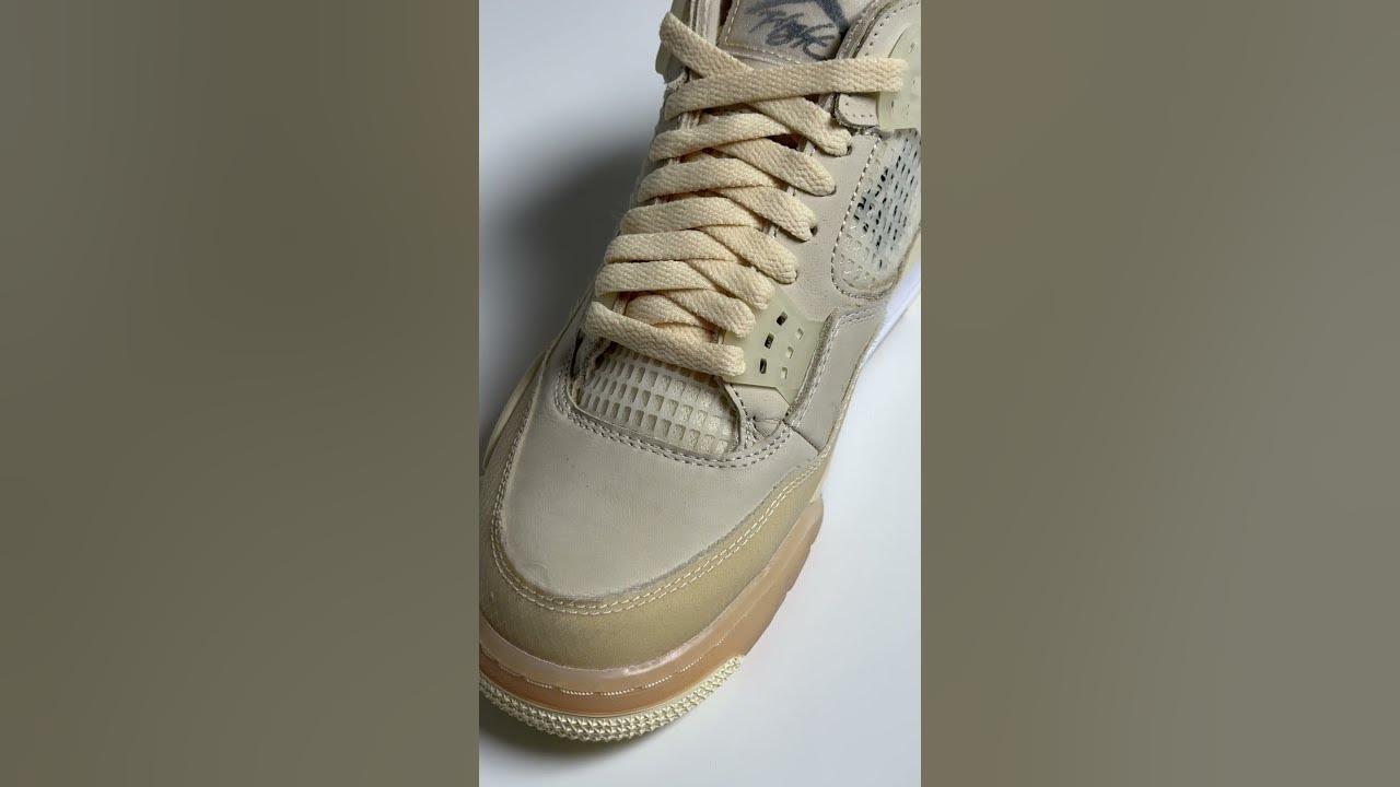 Luxury at Its Finest With The Off White x Air Jordan 4 Sail | StockX Unboxings thumbnail