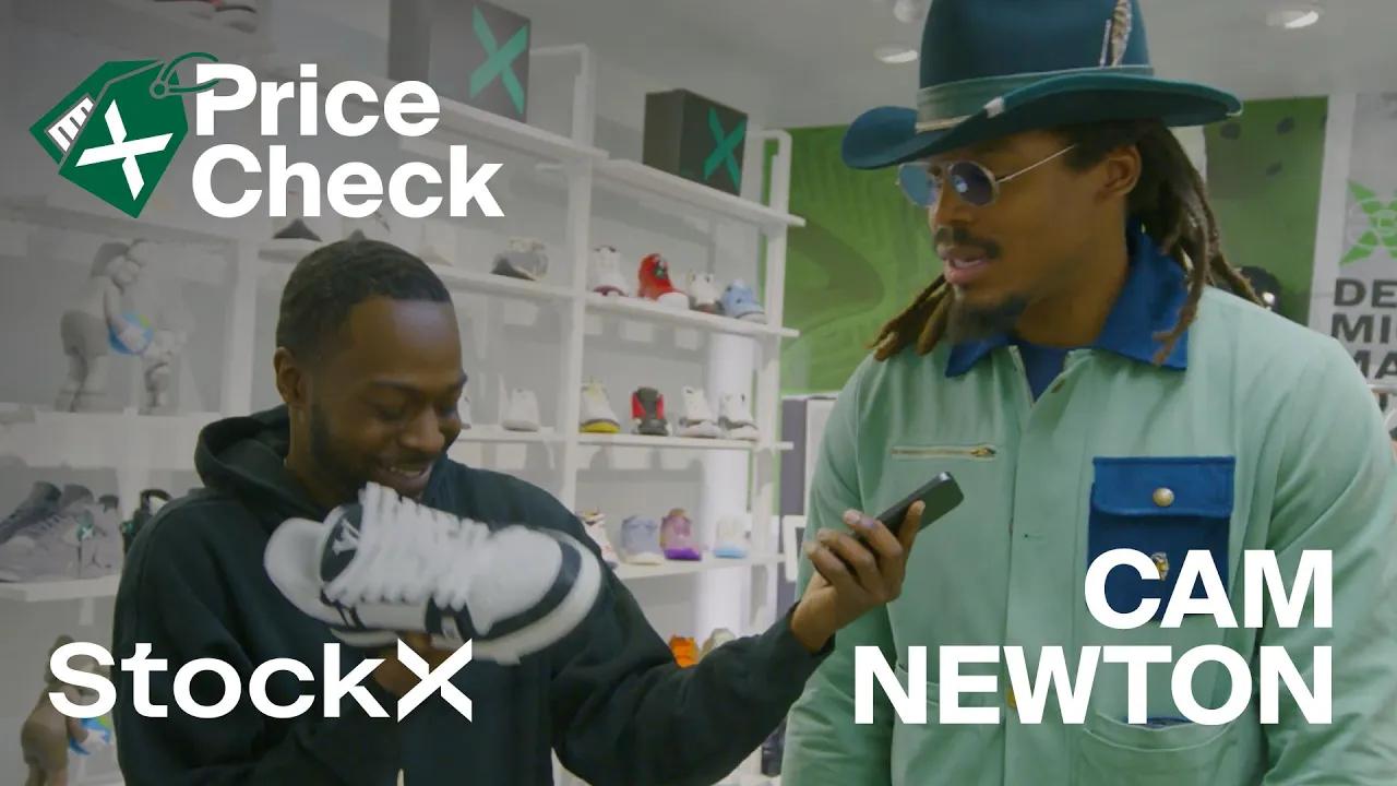 Cam Newton Guesses Grail Prices During the NFL Draft | Price Check | StockX thumbnail