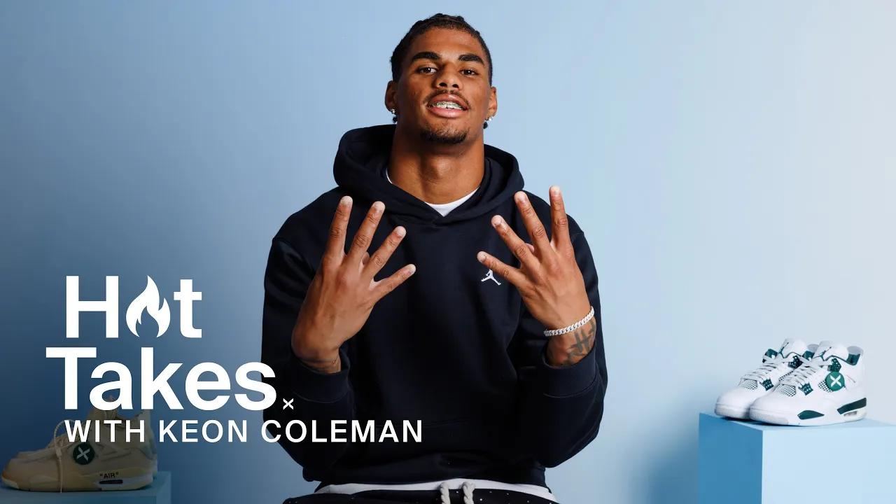 An Off-the-Field Candid Convo With Keon Coleman | StockX Hot Takes thumbnail