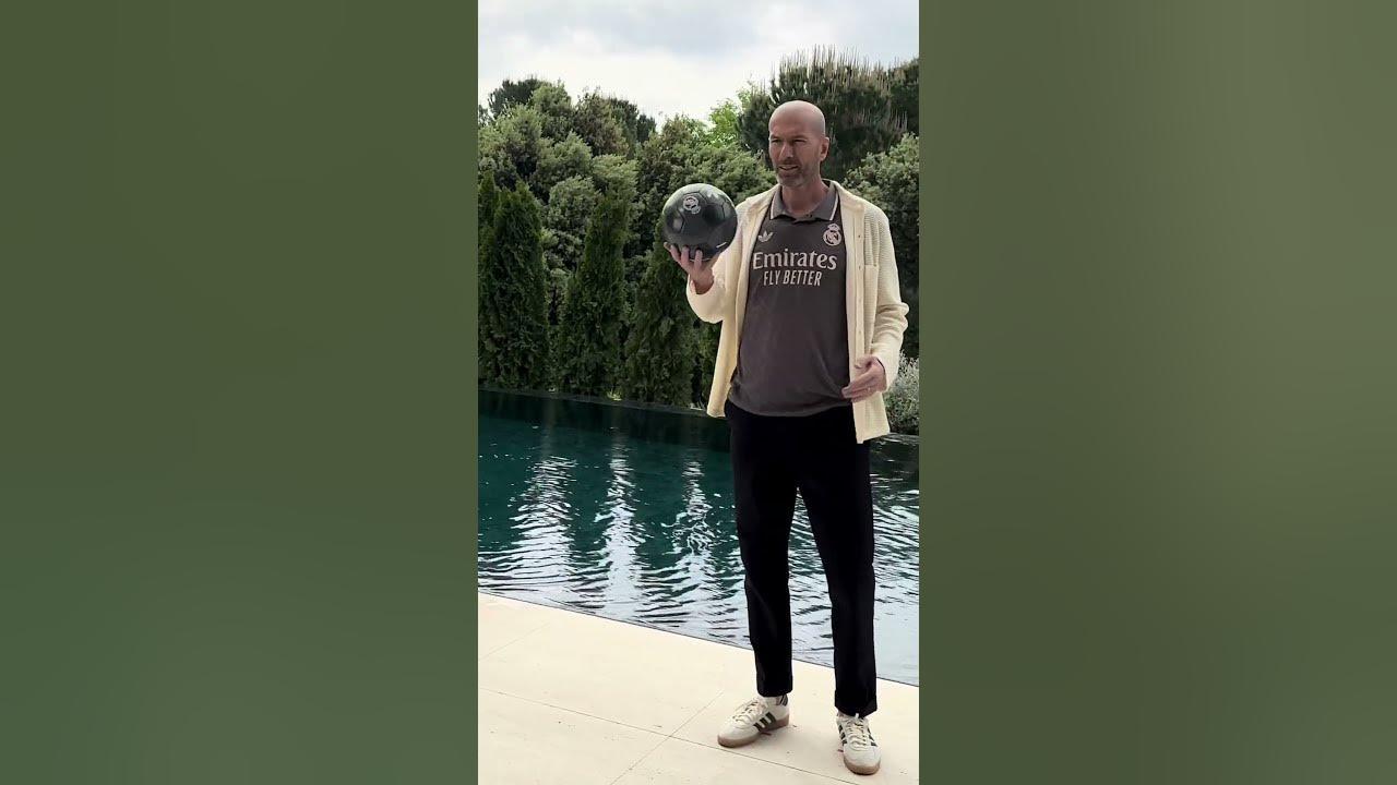 Zidane is always ready for the perfect first touch 😮‍💨👌 #zidane #adidas #football thumbnail