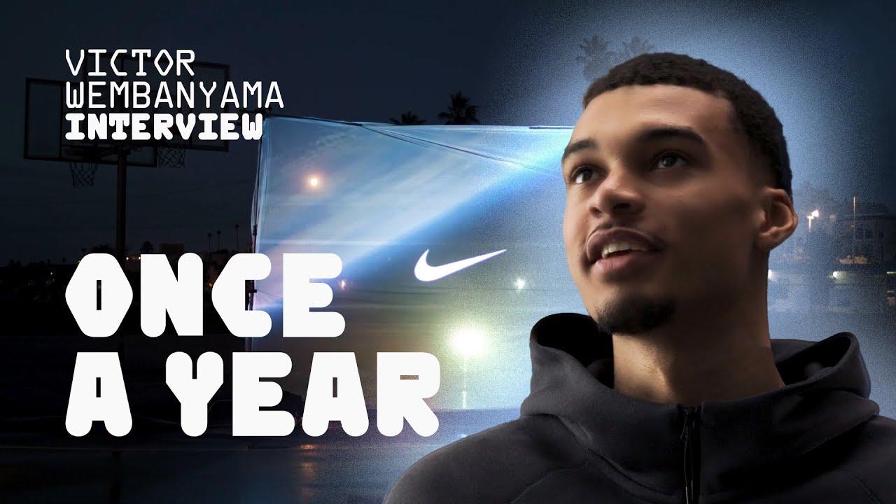 Victor Wembanyama : Once a Year interview (Year 1) | Nike thumbnail
