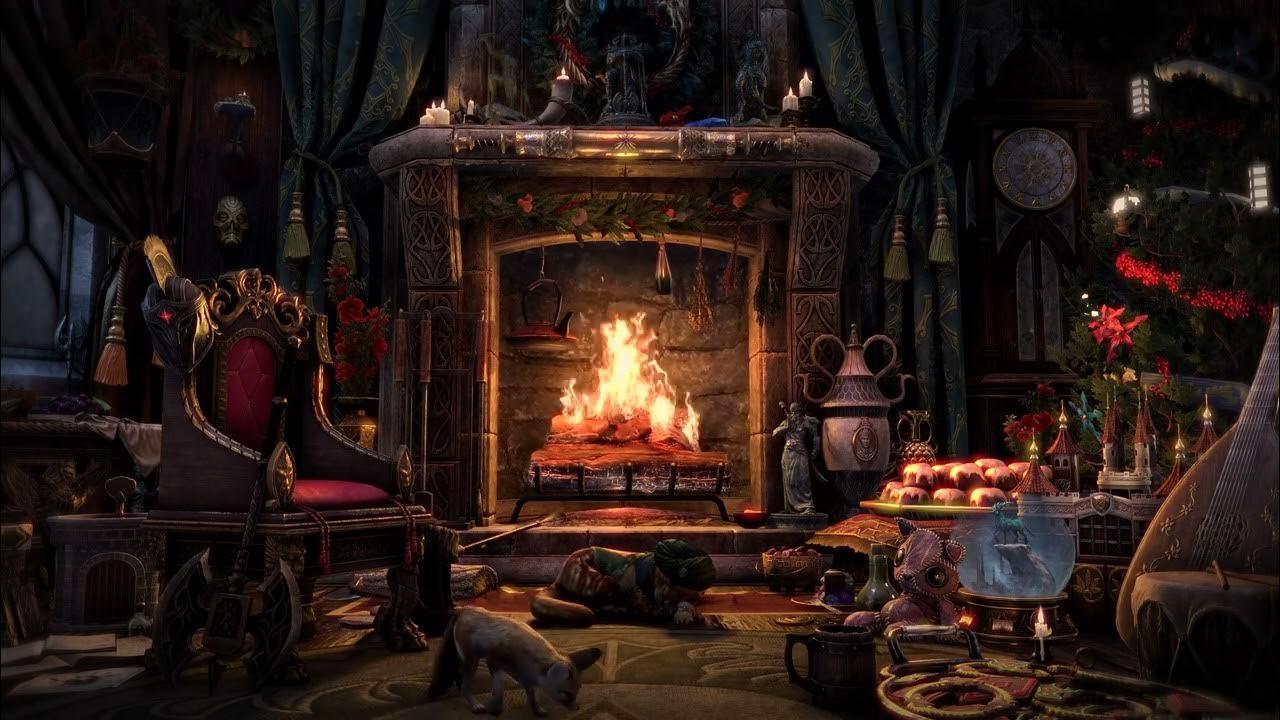 The Elder Scrolls Online - Holiday Fireplace and Yule Log thumbnail