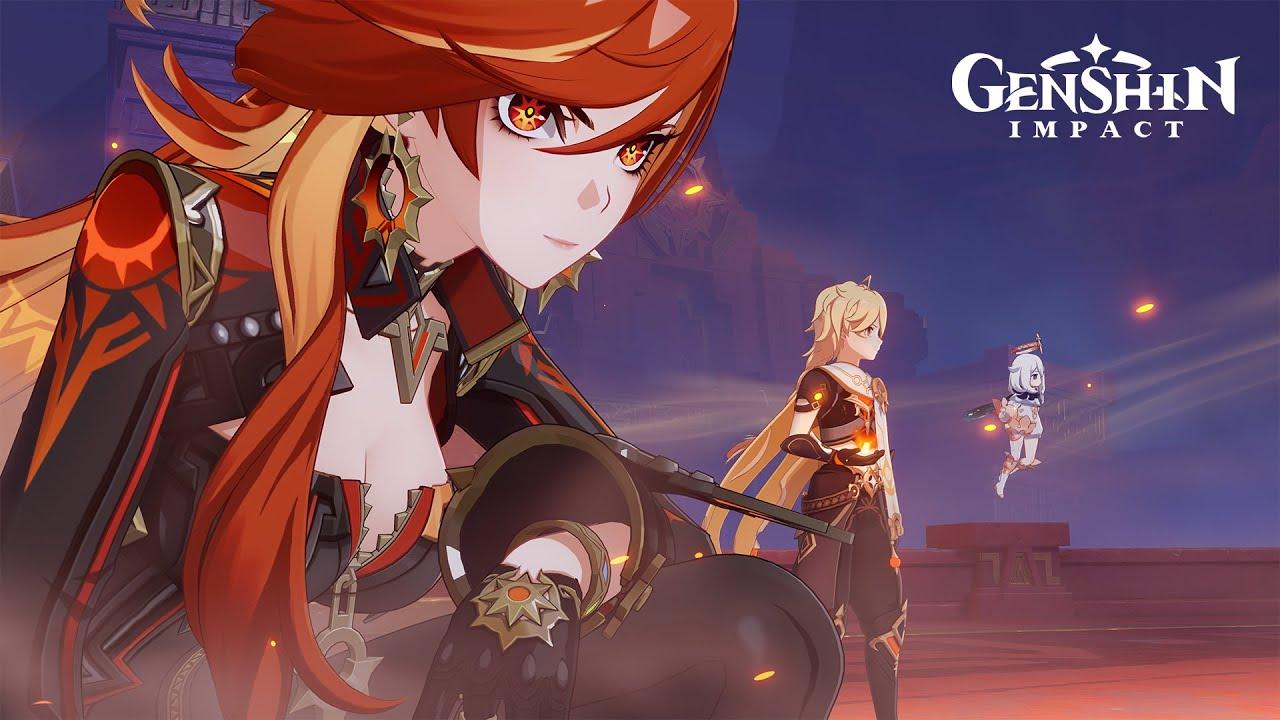 Cutscene Animation: "Clash of Scorching Suns" | Genshin Impact #GenshinImpact #Mavuika thumbnail