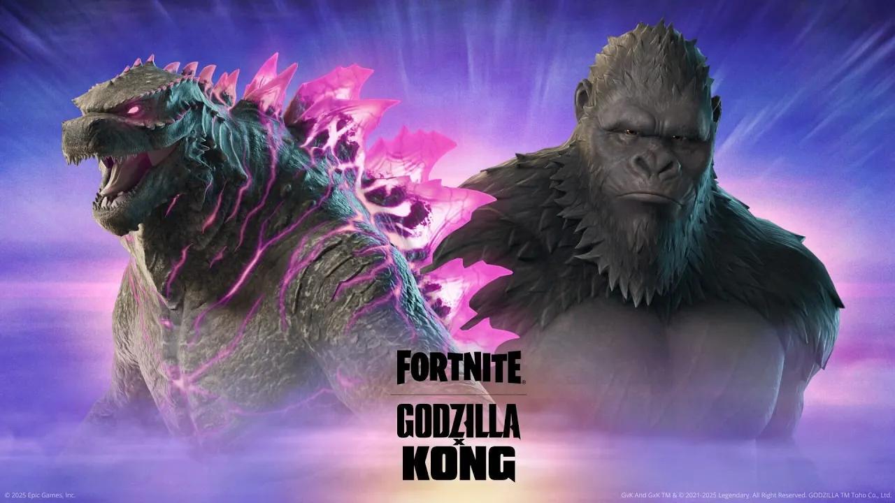Become Godzilla in Titan Takedown | Godzilla x Kong in Fortnite thumbnail