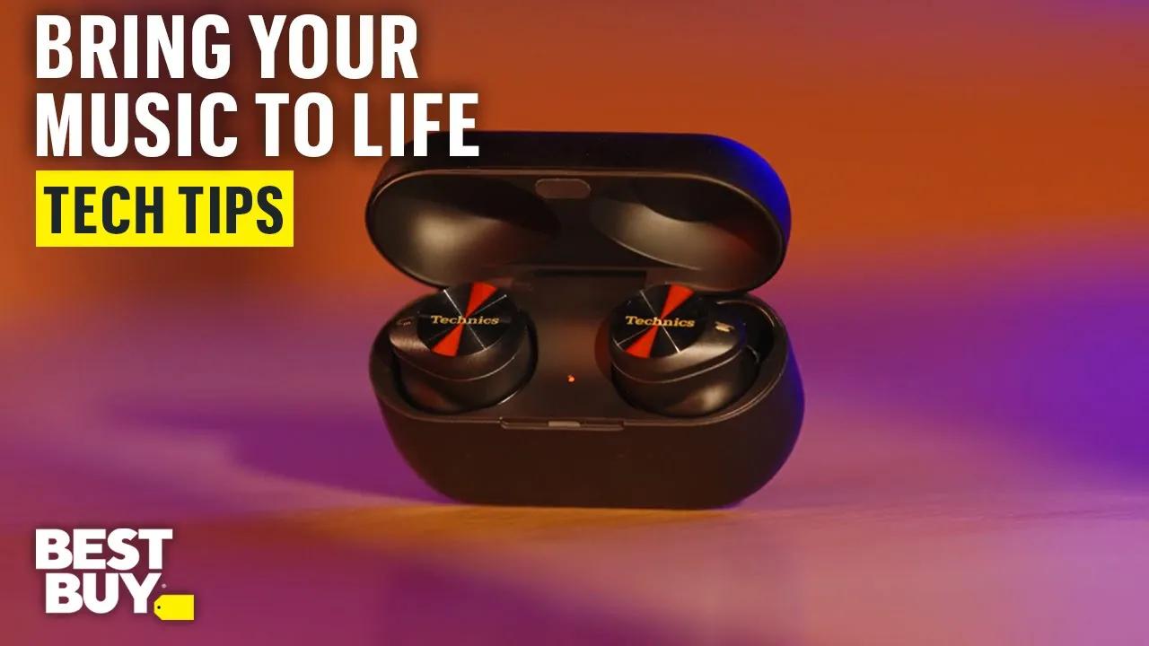 Features of the Technics Premium HiFi True Wireless Earbuds – Tech Tips from Best Buy thumbnail