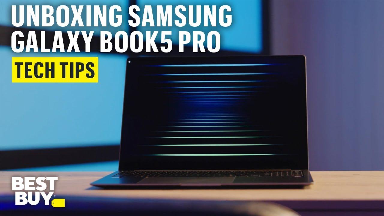Unboxing Samsung Galaxy Book5 Pro – Tech Tips from Best Buy thumbnail