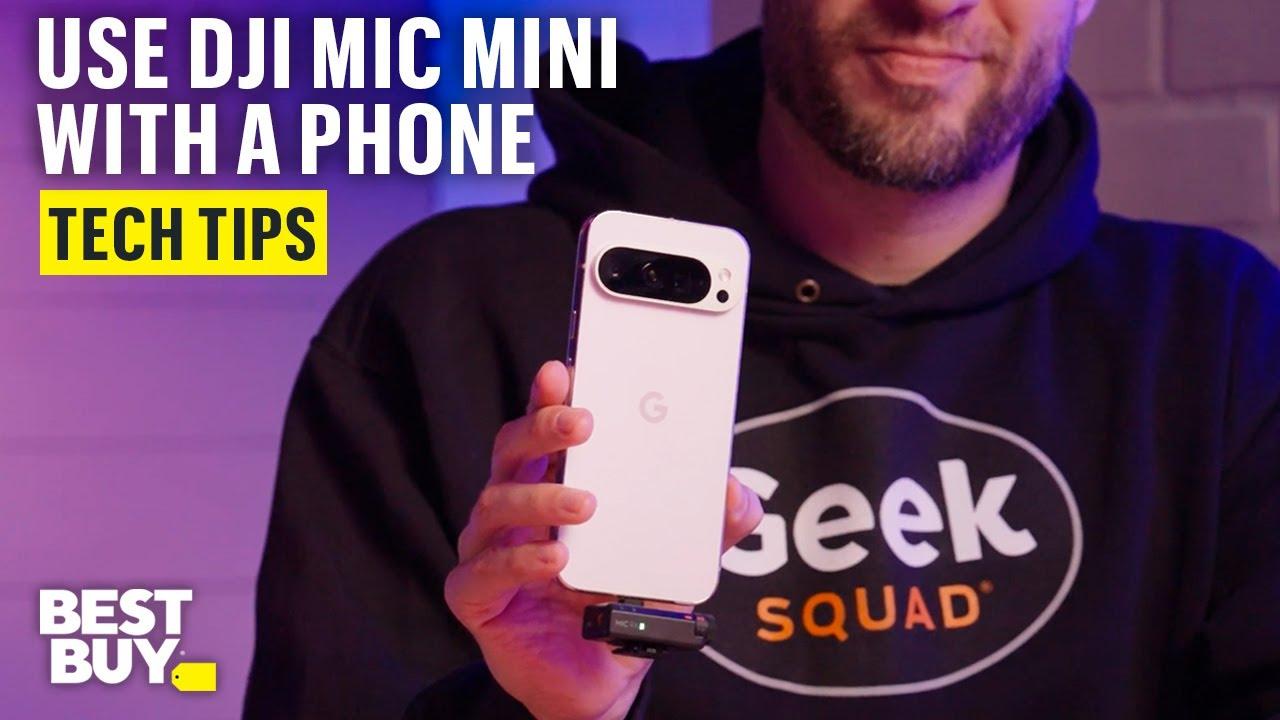 Connecting the DJI Mic Mini to Your Phone – Tech Tips from Best Buy thumbnail