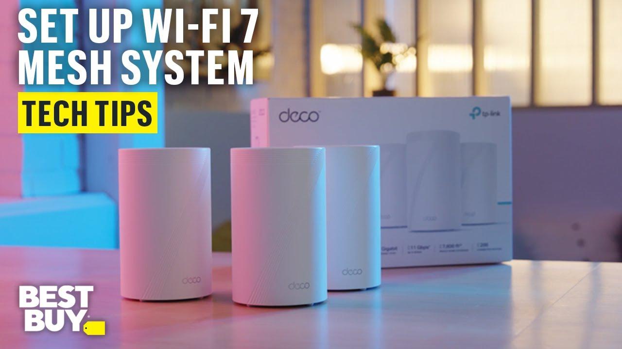 Simple Setup for the TP-Link Deco BE-65 PRO Wi-Fi 7 Mesh System – Tech Tips from Best Buy thumbnail