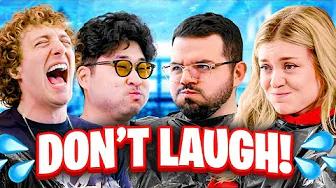 Try Not To Laugh Challenge ft. CouRage, BrookeAB, PeterPark and NiceWigg thumbnail