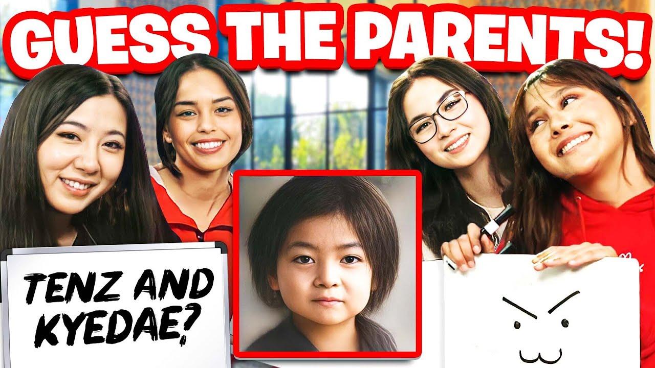Guess The Parents (Baby Face Morph) ft. Valkyrae, Kyedae, & More! thumbnail